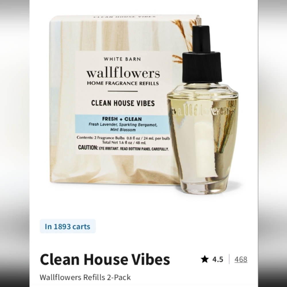White Barn Wallflowers Fragrance Refills - Gold and Black